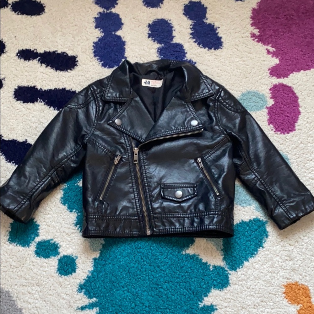 Faux leather  jacket